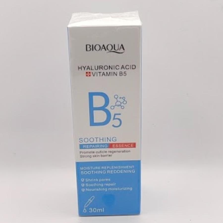 BIOAQUA Hyaluronic Acid + Vitamina B5 – Esencia Reparadora Calmante 30ml